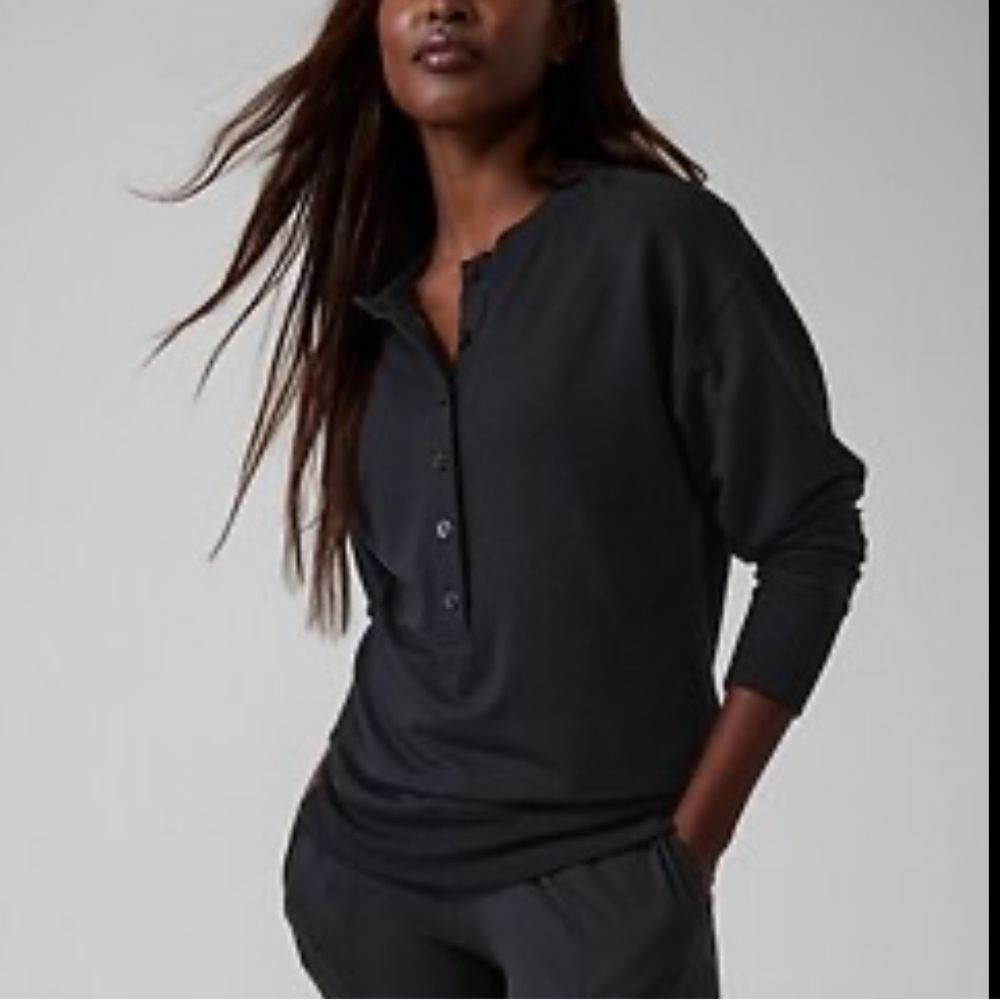 Athleta - Balance Henley Sweatshirt